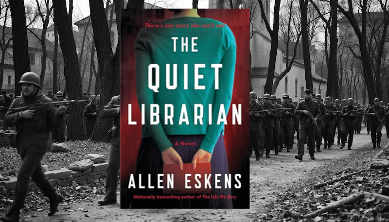 أمين المكتبة الهادئة بقلم ألين إسكينز #HistoricalFiction @aeskens #AudiobookReview #BookX #TuesdayBookBlog